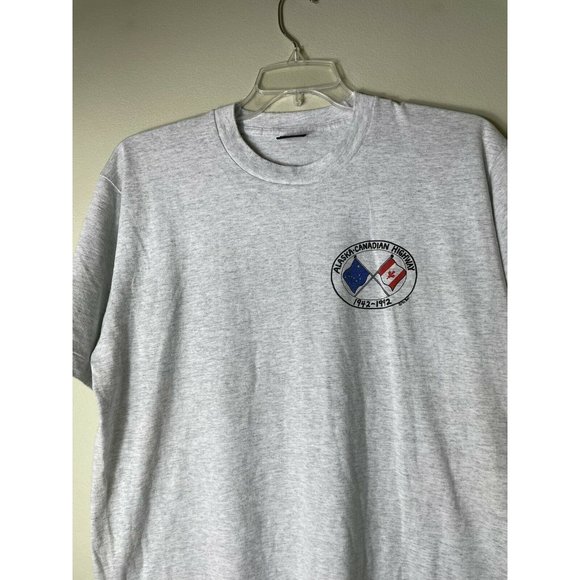 VTG 1990s Vintage Alaska Canadian HWY XL t-shirt - Picture 2 of 8